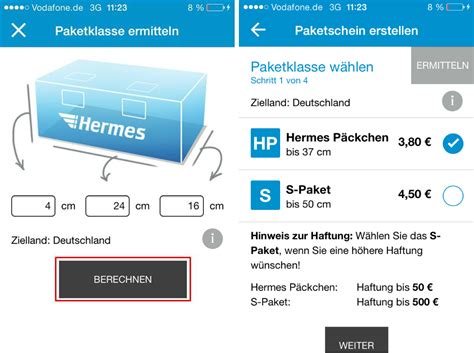 hermes online paketschein erstellen